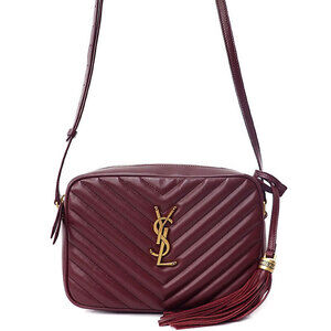 Saint Laurent Quilted Matelasse Paris Lou Camera Chain Shoulder Bag